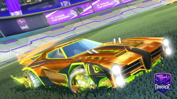 A Rocket League car design from baz_