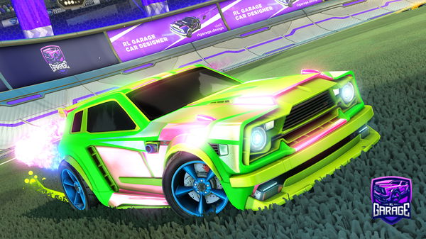 A Rocket League car design from Imthegrts