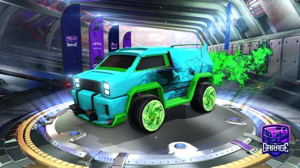 A Rocket League car design from byBen