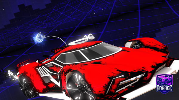 A Rocket League car design from retroexe