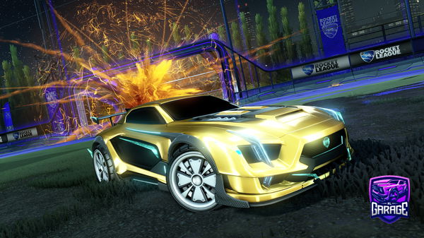 A Rocket League car design from mcruzatsaez