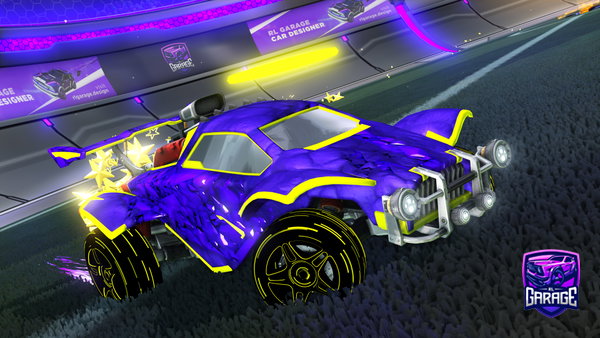 A Rocket League car design from HelpfulGoose