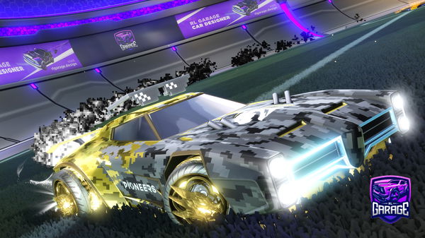 A Rocket League car design from Cookieonfire29