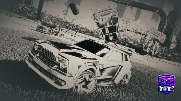 A Rocket League car design from Godzilla1610