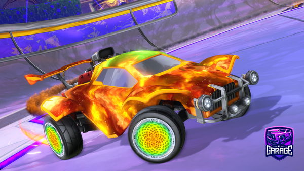 A Rocket League car design from Lucaszz