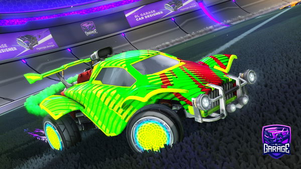 A Rocket League car design from Tamboera1