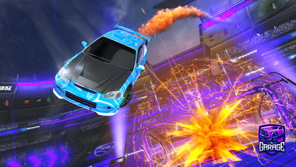A Rocket League car design from trilobitegirl