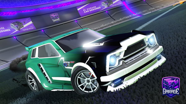 A Rocket League car design from WolftrailWCUE