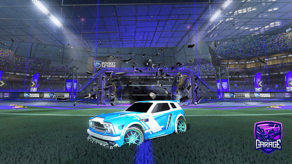 A Rocket League car design from Nielzz