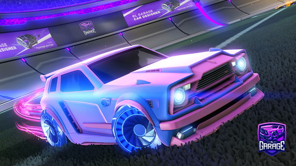 A Rocket League car design from Voxlz
