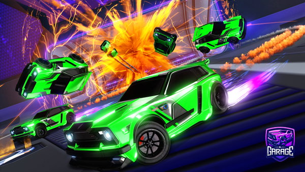 A Rocket League car design from Emzi4