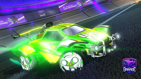 A Rocket League car design from Beepchi