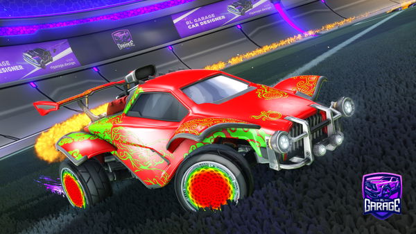 A Rocket League car design from FuzzyPotato7824