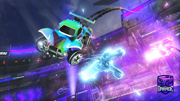 A Rocket League car design from 10137