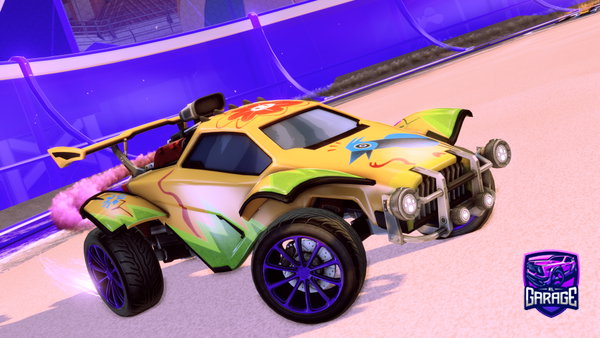 A Rocket League car design from Mando05