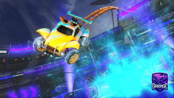 A Rocket League car design from Cynthanite