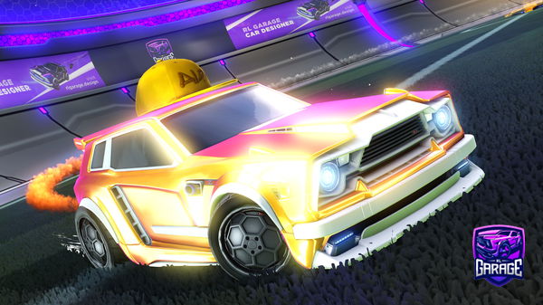 A Rocket League car design from messi66544