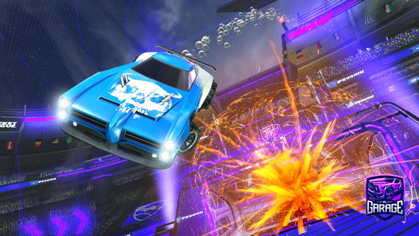 A Rocket League car design from ARTAGAME