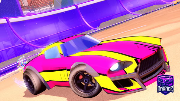 A Rocket League car design from VincillaPepsi