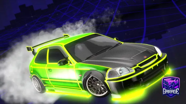 A Rocket League car design from D4rkzz