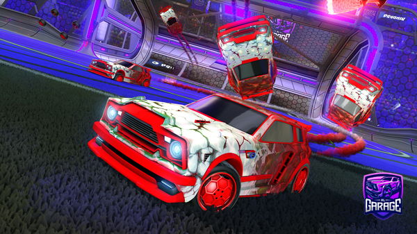 A Rocket League car design from TekadaShingen