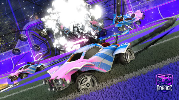A Rocket League car design from WS_ITB999