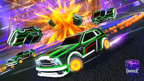A Rocket League car design from Surge_K