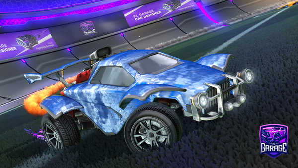 A Rocket League car design from FlappyBird