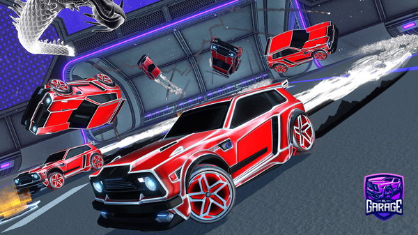 A Rocket League car design from Defamily2019