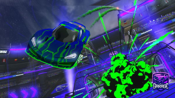 A Rocket League car design from Theproguppy