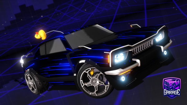 A Rocket League car design from Kuriako