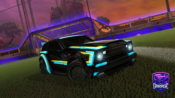 A Rocket League car design from The-Sin-of-Fire