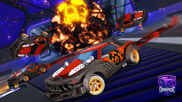 A Rocket League car design from MECHAMAXD-88