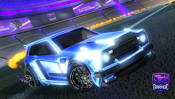 A Rocket League car design from JxshJW