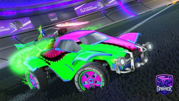 A Rocket League car design from InZxNeDoug