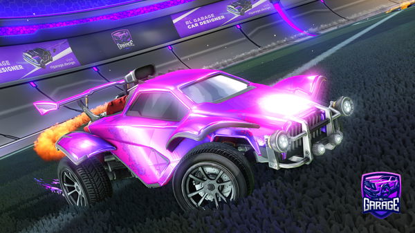 A Rocket League car design from Adamemmet