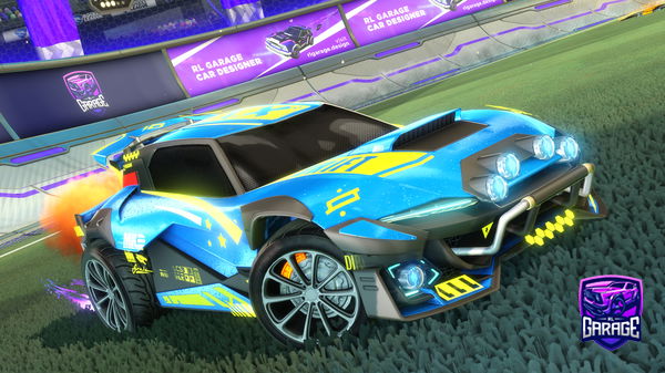 A Rocket League car design from Jordanbutnor