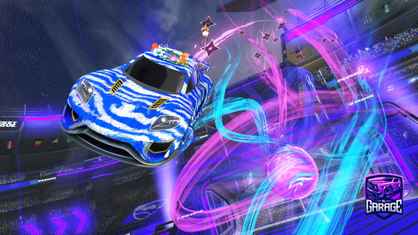 A Rocket League car design from Flexchv13