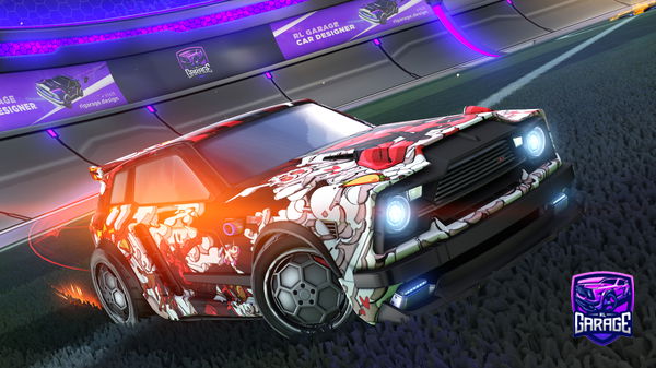 A Rocket League car design from Sp3nc3r9456