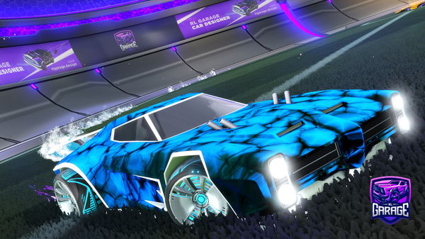 A Rocket League car design from ravalloni