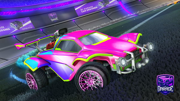 A Rocket League car design from ilikecat