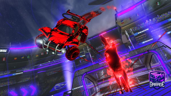 A Rocket League car design from Bul3wd