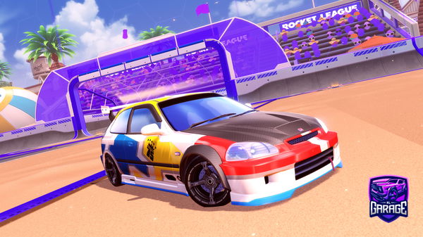 A Rocket League car design from DudleyM89