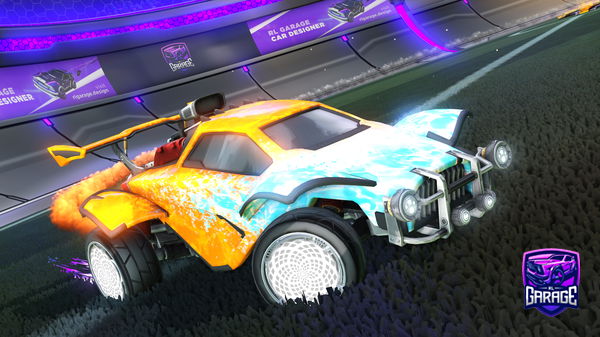 A Rocket League car design from Seb051025