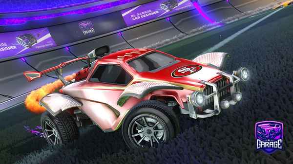 A Rocket League car design from Hadesdorito