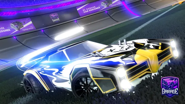 A Rocket League car design from Lucasglenn