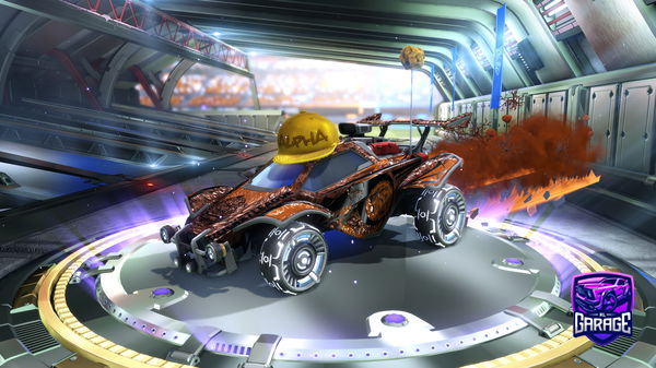 A Rocket League car design from HLNTY