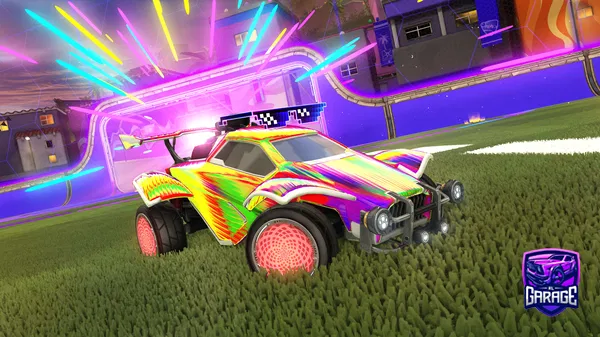 A Rocket League car design from Ryzenloll