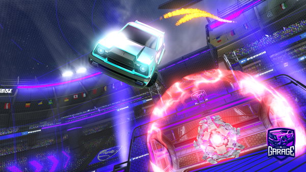 A Rocket League car design from borno