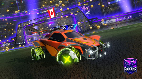 A Rocket League car design from CrazyFox2